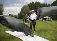 Kunsteducatie Nieuw en Meer | Sloterplasfestival 'inflatables' olv kunstenaar-docent Rens Bouma